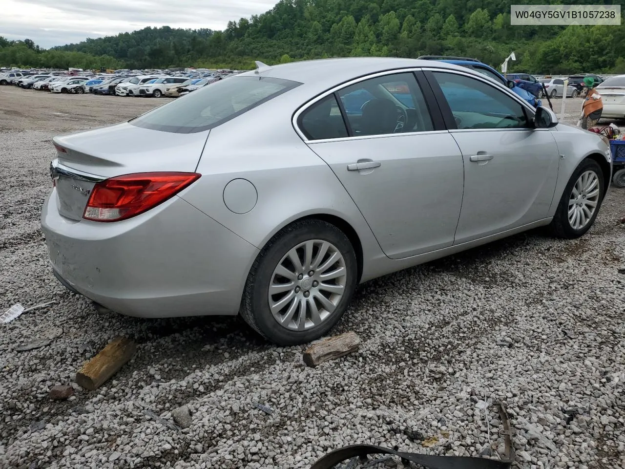 2011 Buick Regal Cxl VIN: W04GY5GV1B1057238 Lot: 54317644