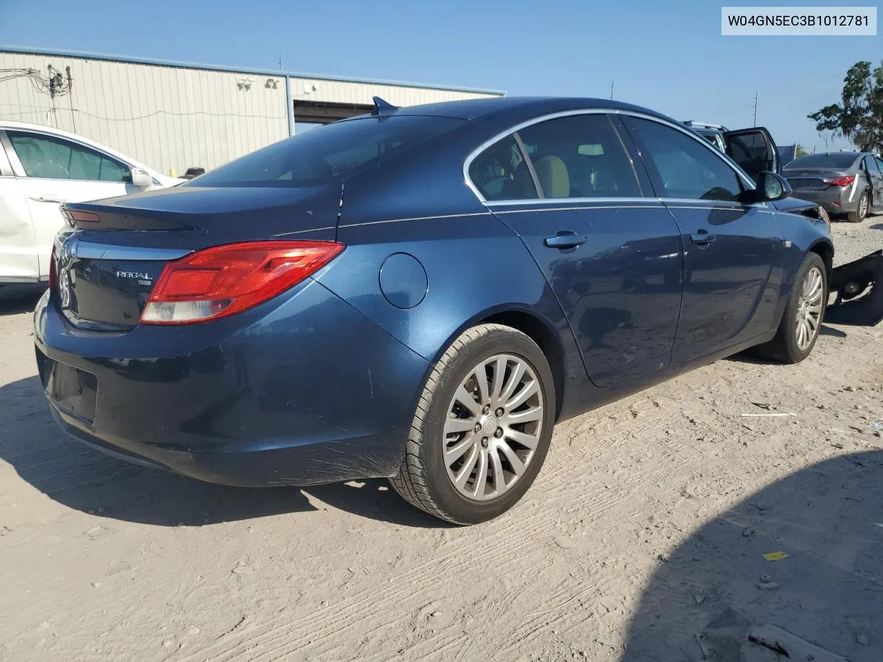 2011 Buick Regal Cxl VIN: W04GN5EC3B1012781 Lot: 54329994