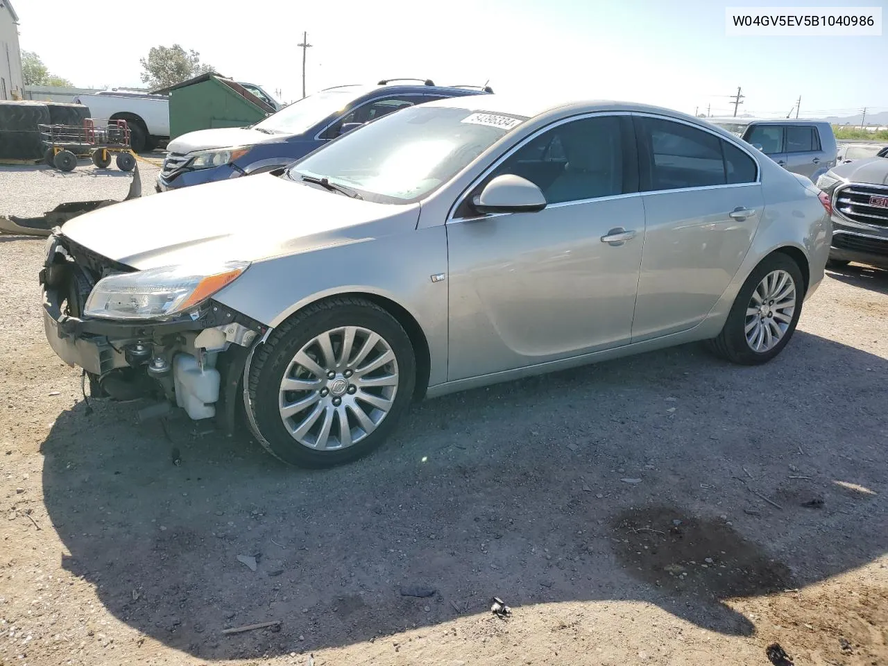 2011 Buick Regal Cxl VIN: W04GV5EV5B1040986 Lot: 54396334