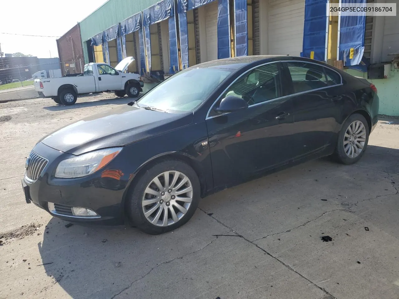 2011 Buick Regal Cxl VIN: 2G4GP5EC0B9186704 Lot: 55158334