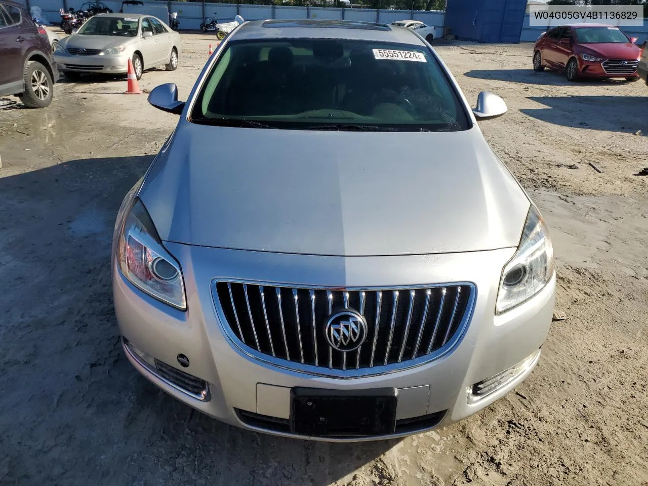 W04G05GV4B1136829 2011 Buick Regal Cxl