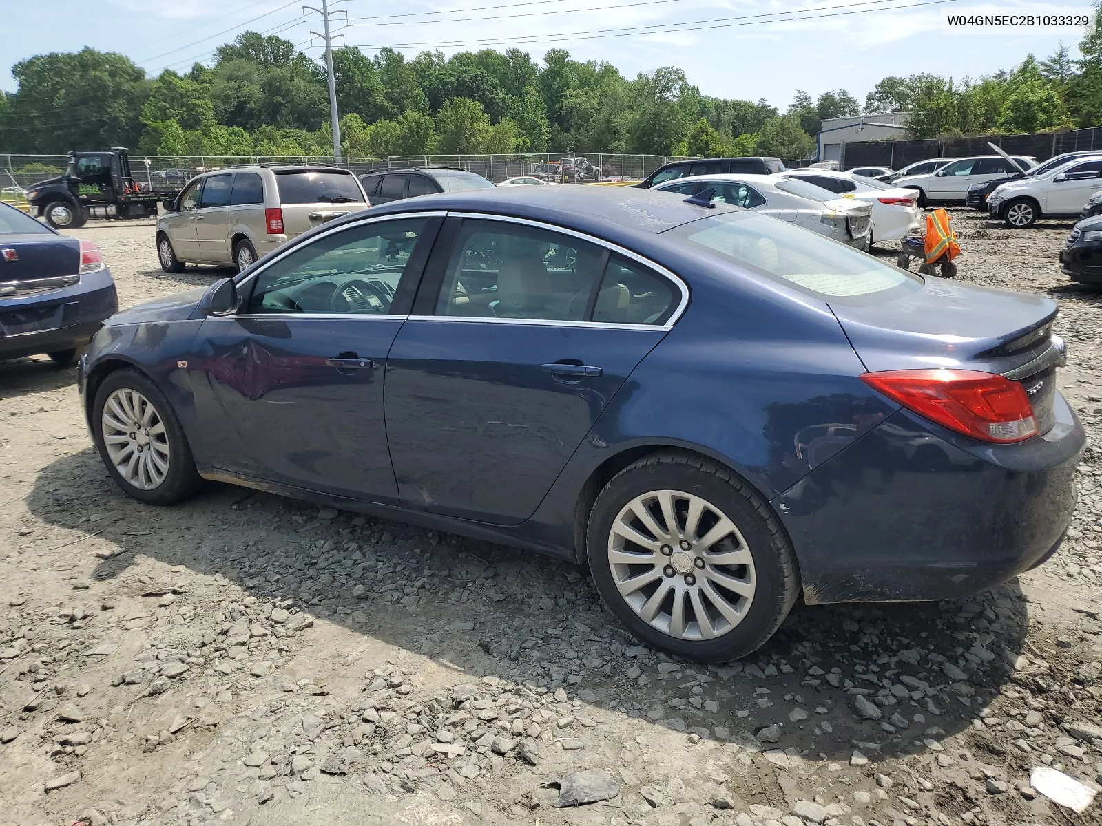 2011 Buick Regal Cxl VIN: W04GN5EC2B1033329 Lot: 56009384