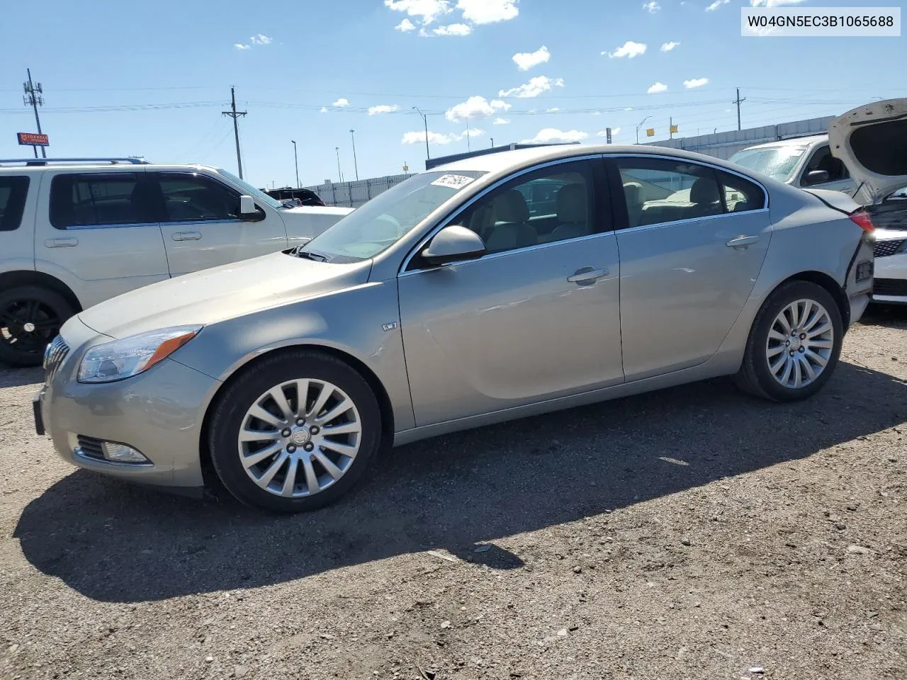 2011 Buick Regal Cxl VIN: W04GN5EC3B1065688 Lot: 56215954