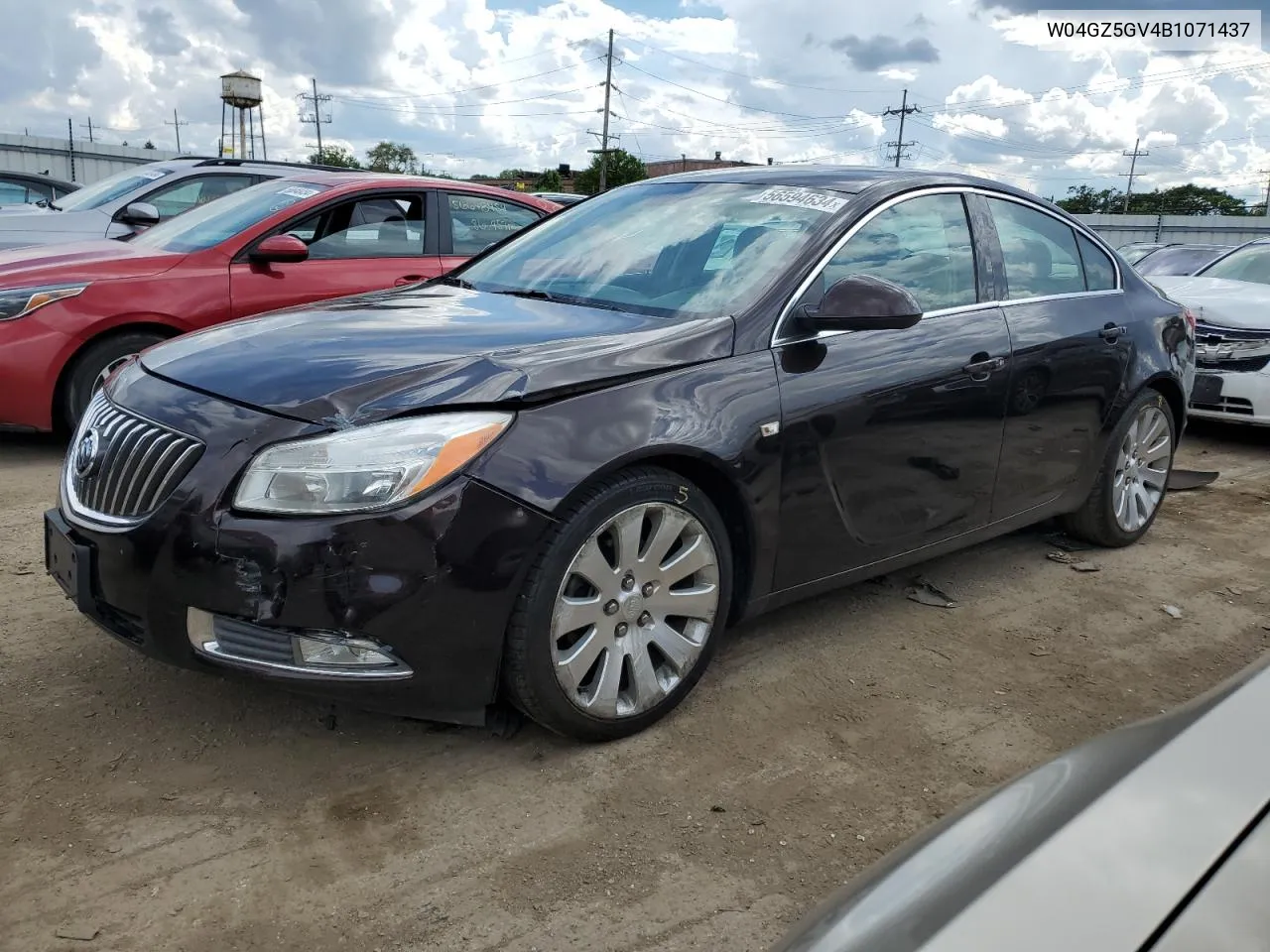 2011 Buick Regal Cxl VIN: W04GZ5GV4B1071437 Lot: 56594634