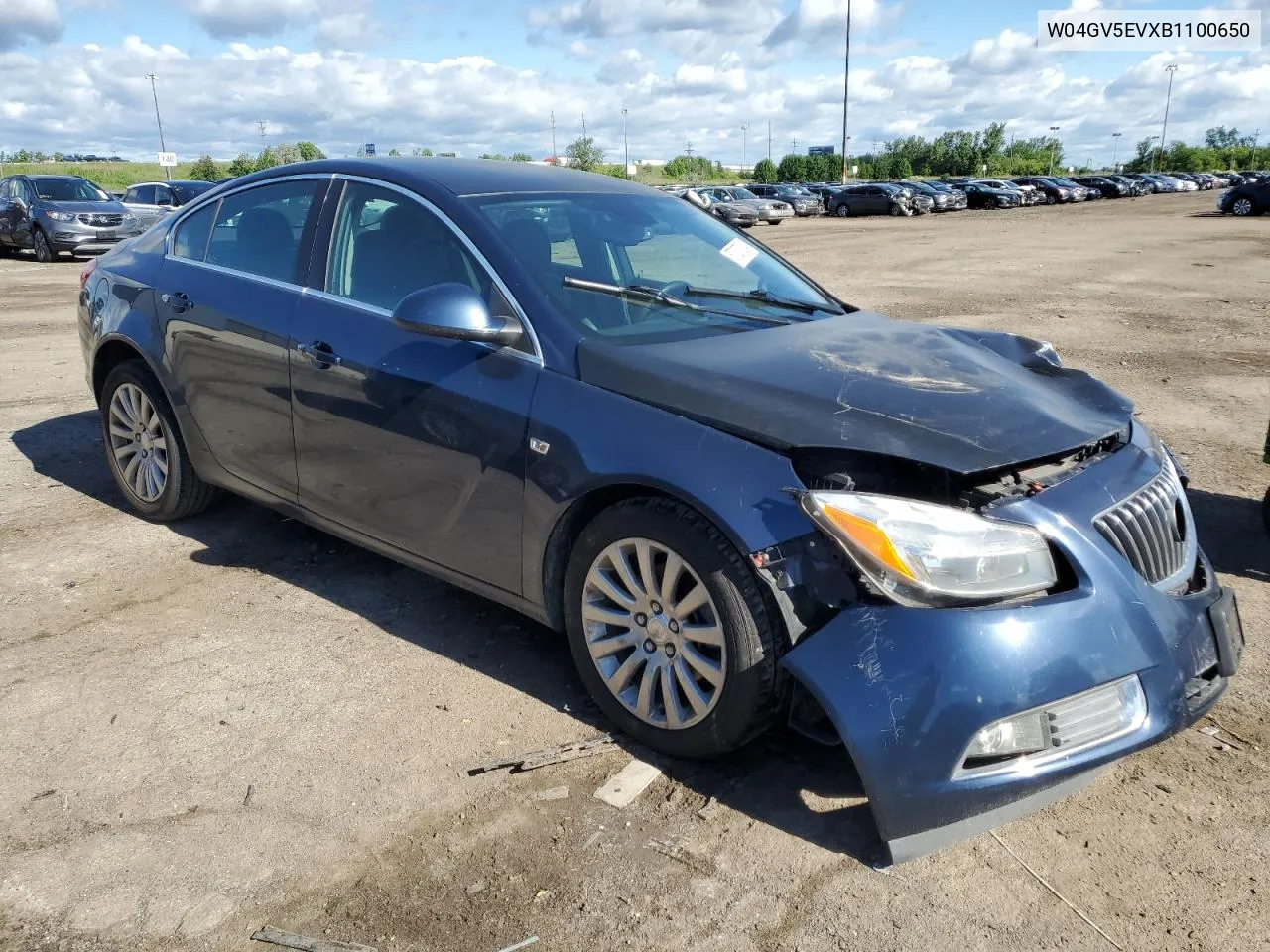 2011 Buick Regal Cxl VIN: W04GV5EVXB1100650 Lot: 57007304