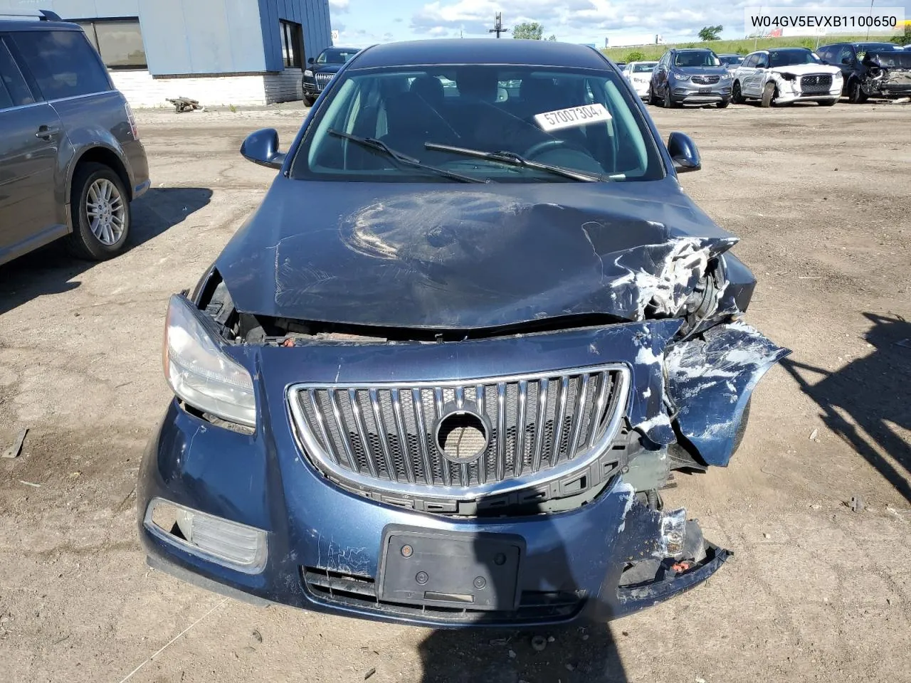 2011 Buick Regal Cxl VIN: W04GV5EVXB1100650 Lot: 57007304