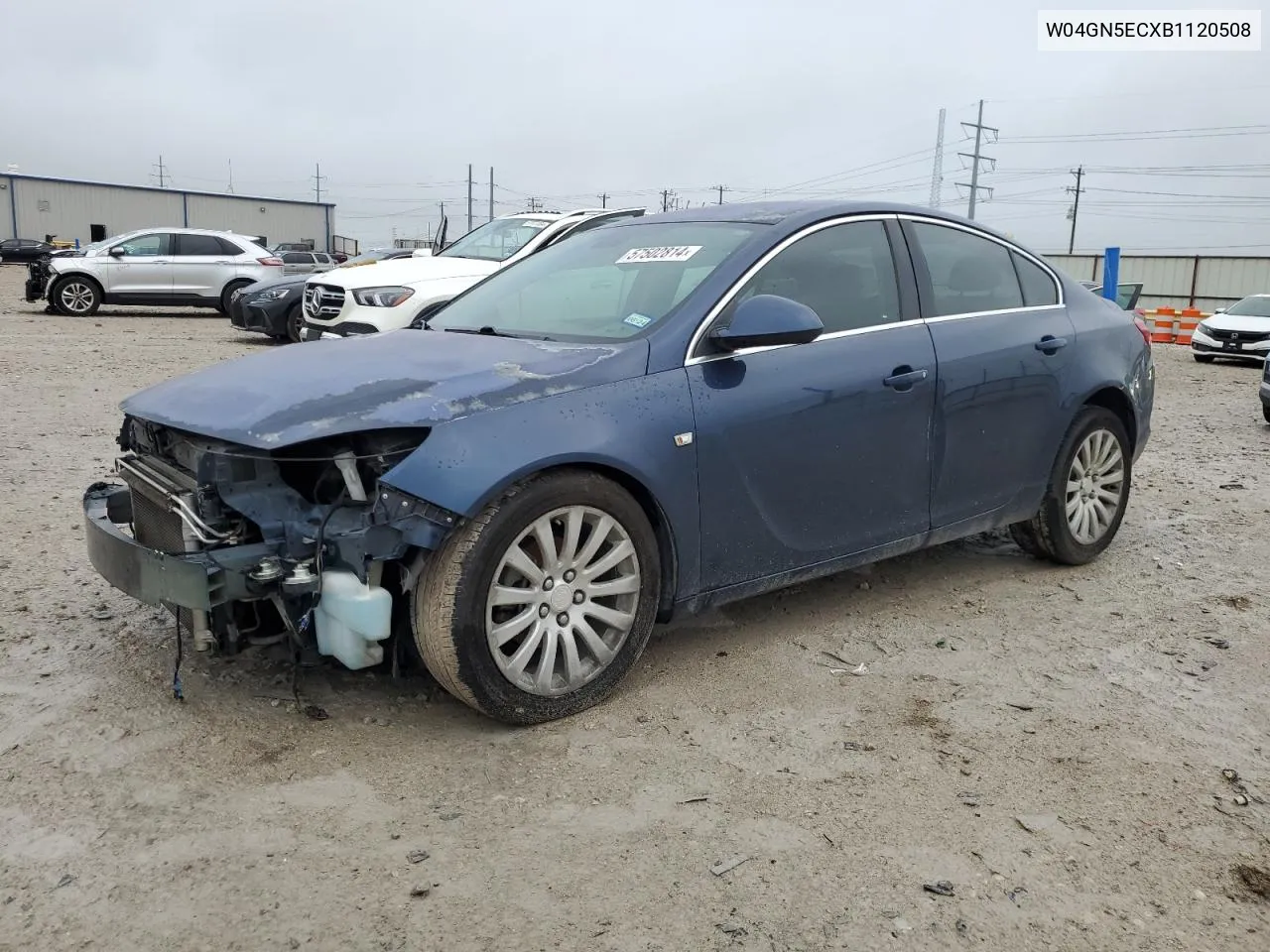 2011 Buick Regal Cxl VIN: W04GN5ECXB1120508 Lot: 57502814