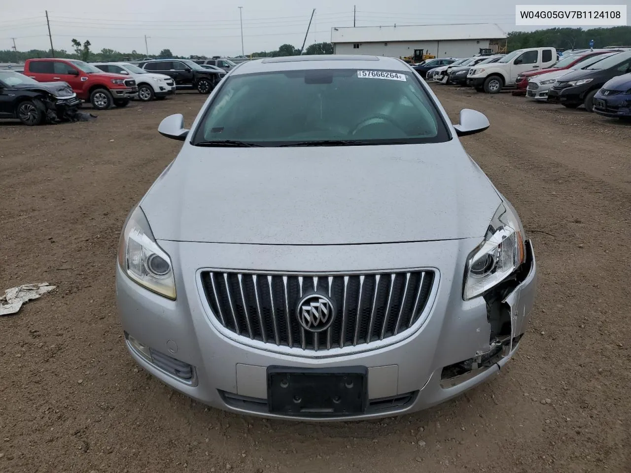 2011 Buick Regal Cxl VIN: W04G05GV7B1124108 Lot: 57666264