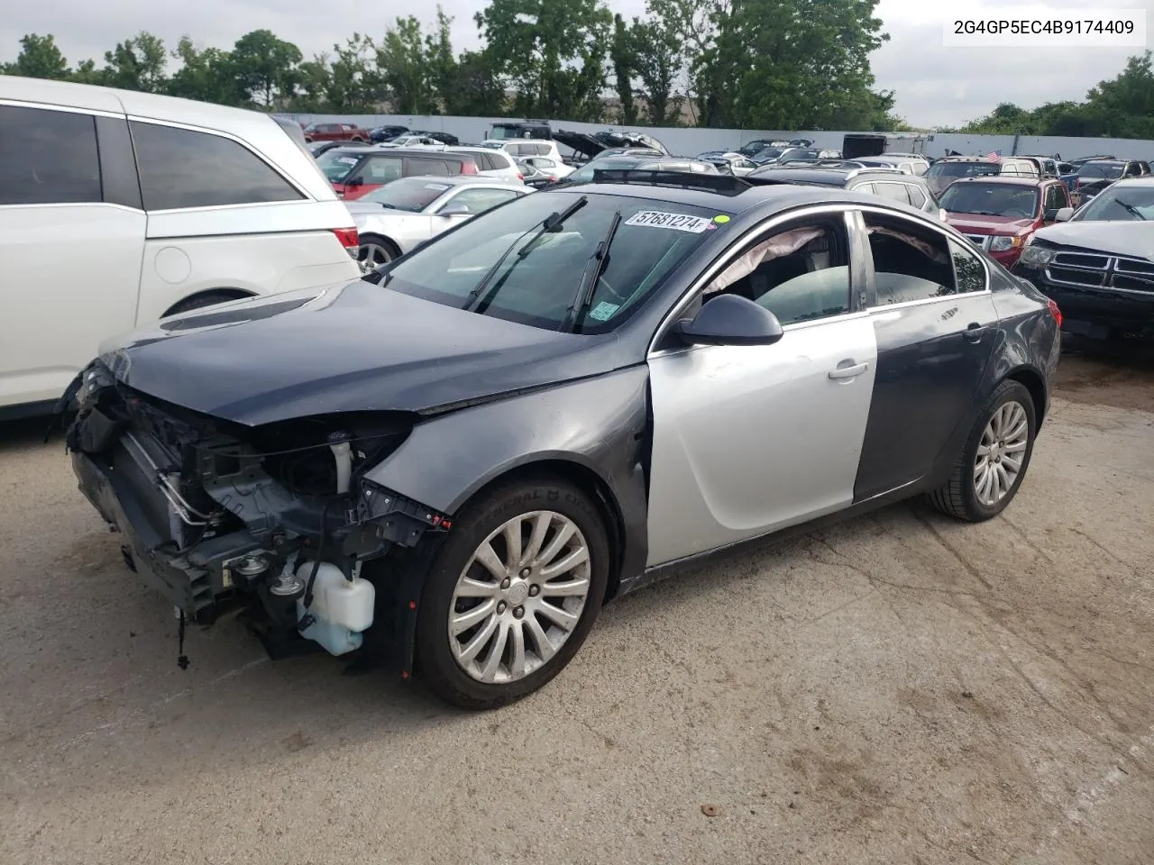 2G4GP5EC4B9174409 2011 Buick Regal Cxl