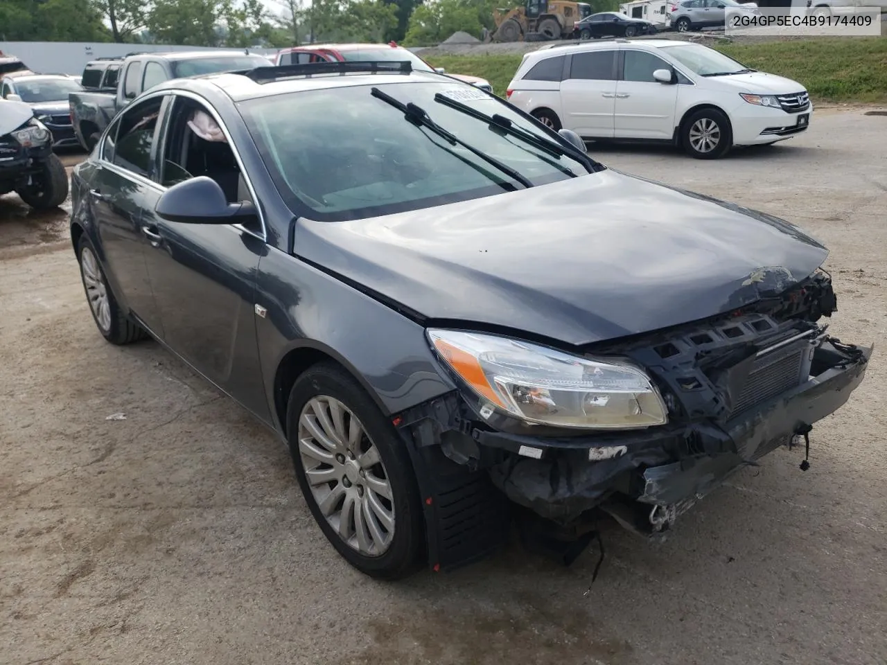 2011 Buick Regal Cxl VIN: 2G4GP5EC4B9174409 Lot: 57681274