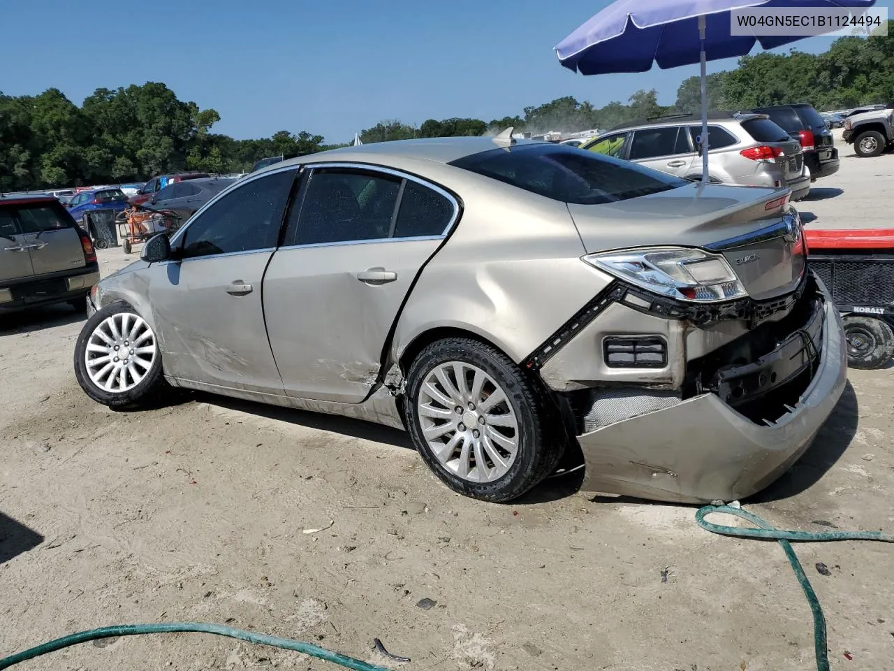 W04GN5EC1B1124494 2011 Buick Regal Cxl