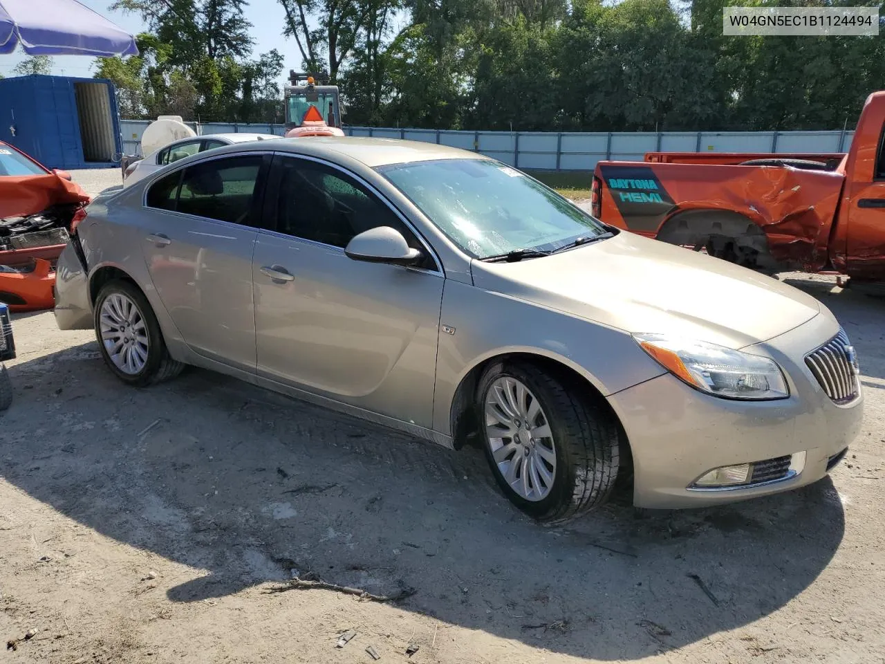 2011 Buick Regal Cxl VIN: W04GN5EC1B1124494 Lot: 57724344