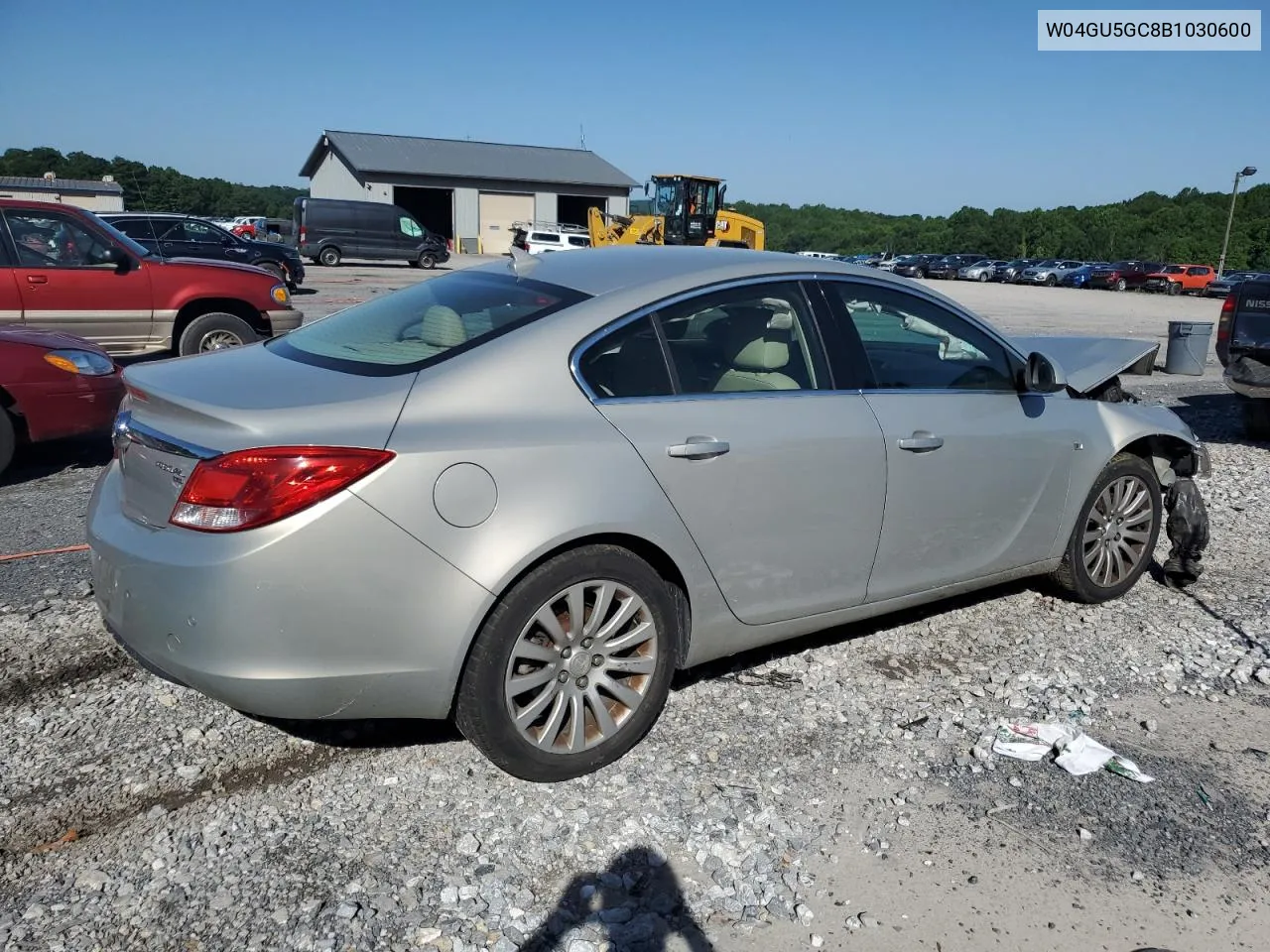 2011 Buick Regal Cxl VIN: W04GU5GC8B1030600 Lot: 58081774