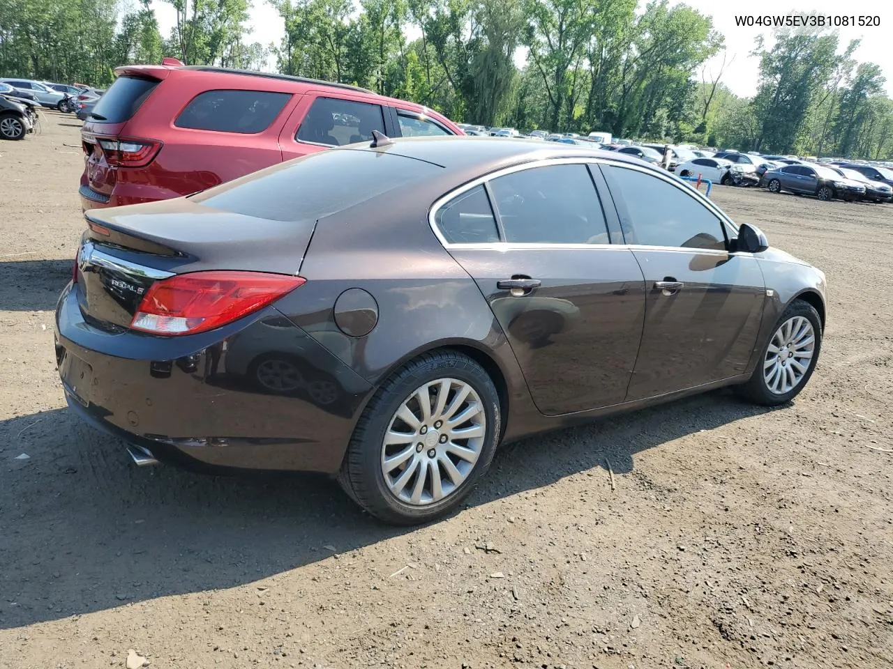 2011 Buick Regal Cxl VIN: W04GW5EV3B1081520 Lot: 59422054