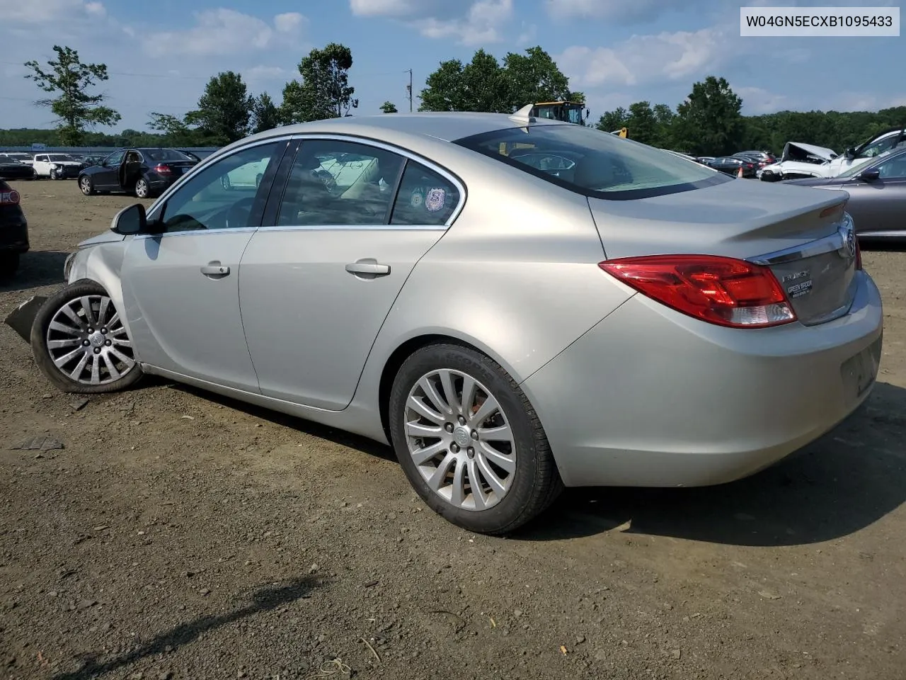 2011 Buick Regal Cxl VIN: W04GN5ECXB1095433 Lot: 59529164