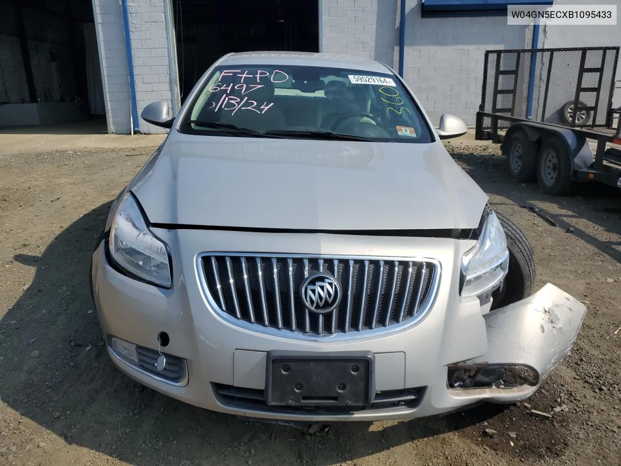 2011 Buick Regal Cxl VIN: W04GN5ECXB1095433 Lot: 59529164