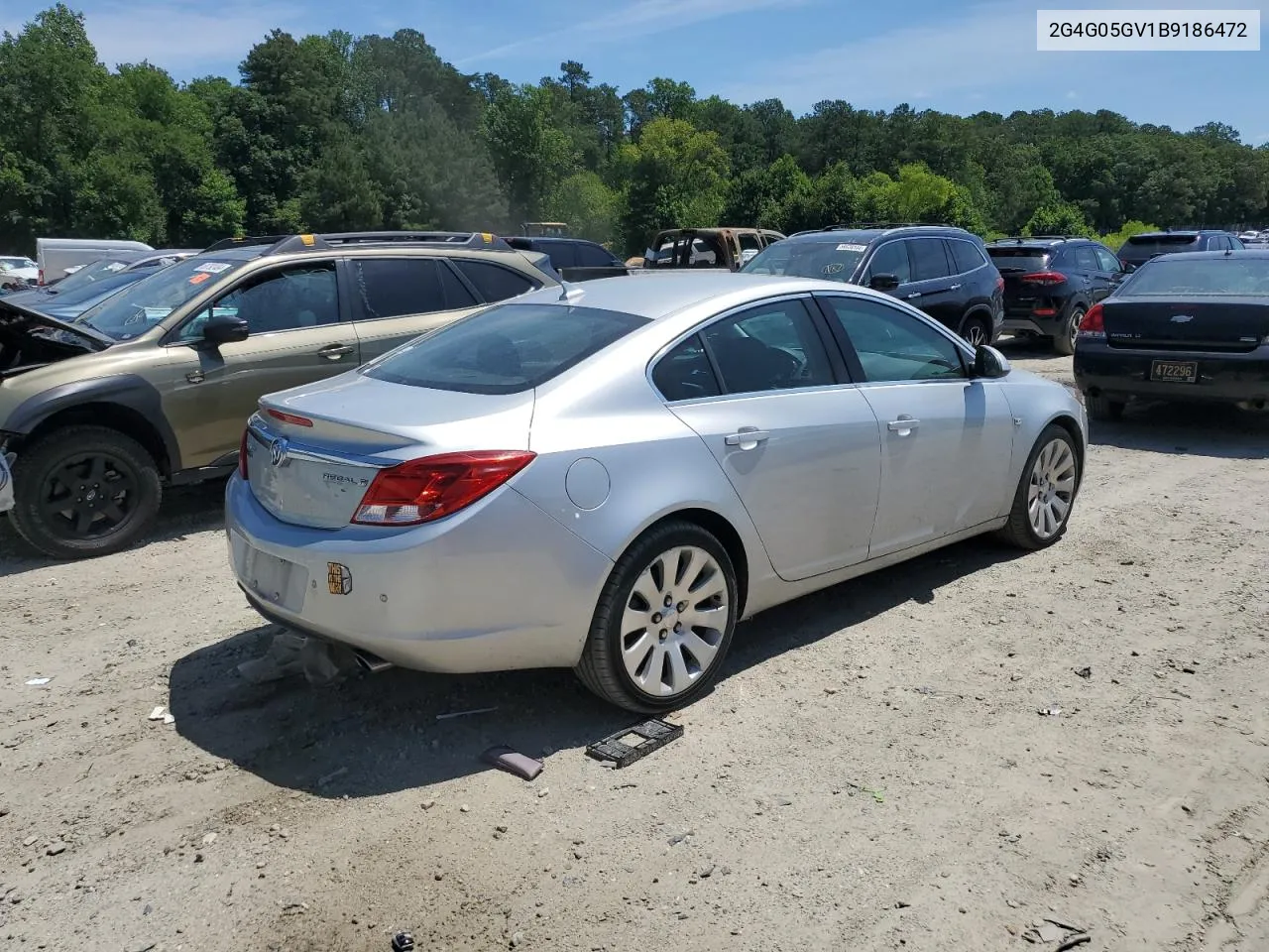 2G4G05GV1B9186472 2011 Buick Regal Cxl