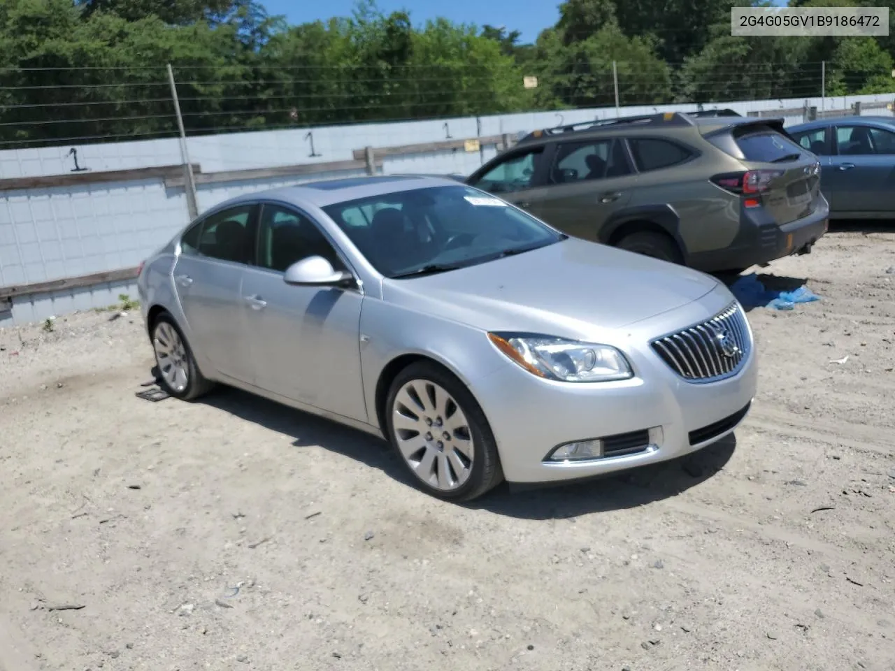 2G4G05GV1B9186472 2011 Buick Regal Cxl