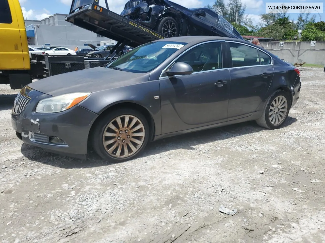 2011 Buick Regal Cxl VIN: W04GR5EC0B1035620 Lot: 59996414