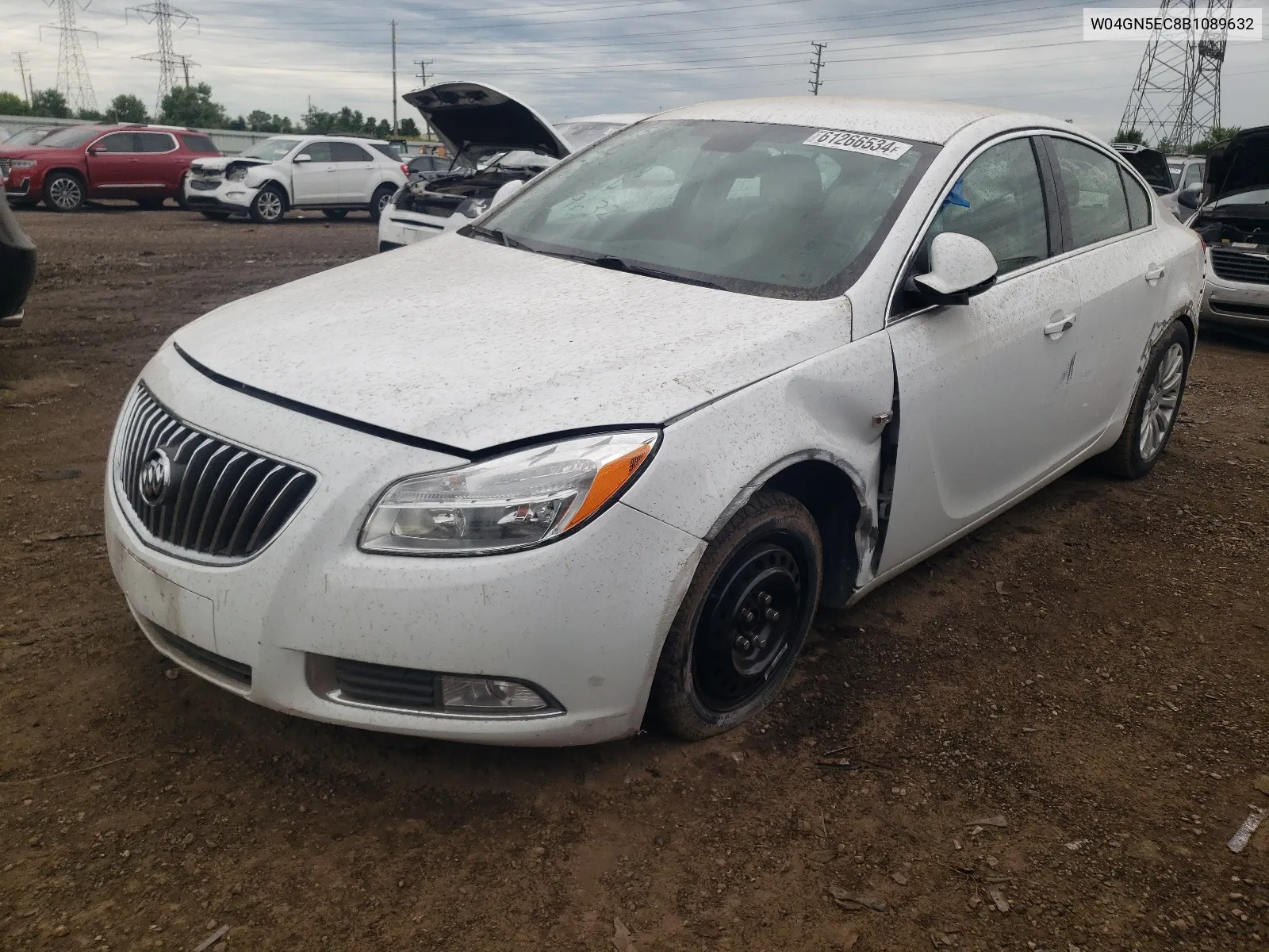 2011 Buick Regal Cxl VIN: W04GN5EC8B1089632 Lot: 61266534