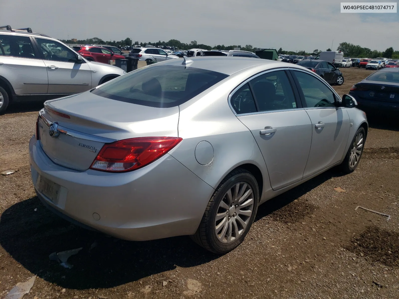 2011 Buick Regal Cxl VIN: W04GP5EC4B1074717 Lot: 61435594