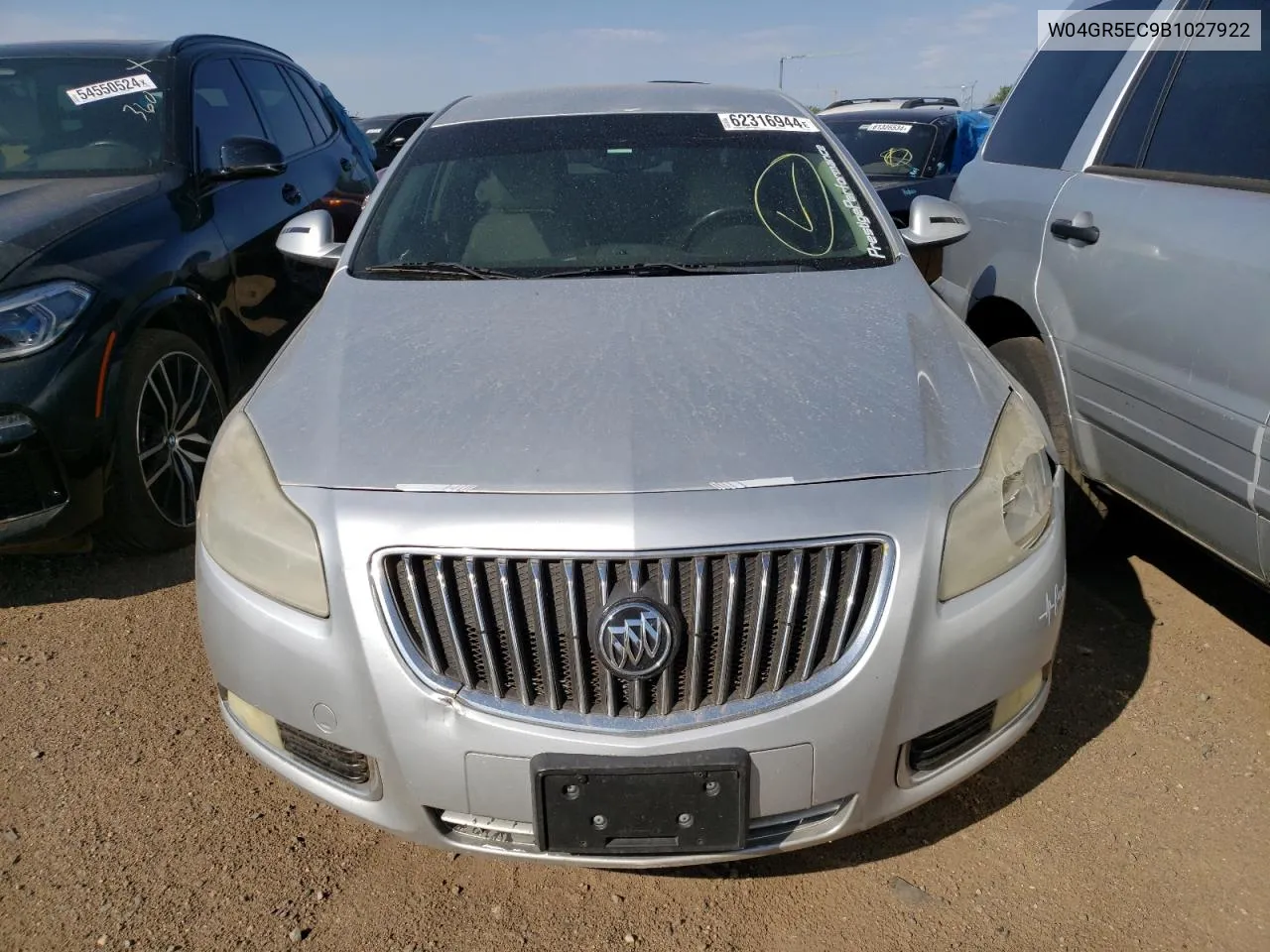 W04GR5EC9B1027922 2011 Buick Regal Cxl