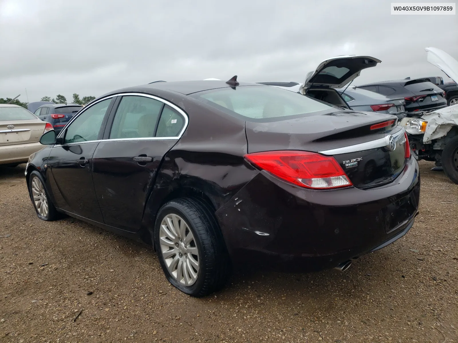 2011 Buick Regal Cxl VIN: W04GX5GV9B1097859 Lot: 65781954