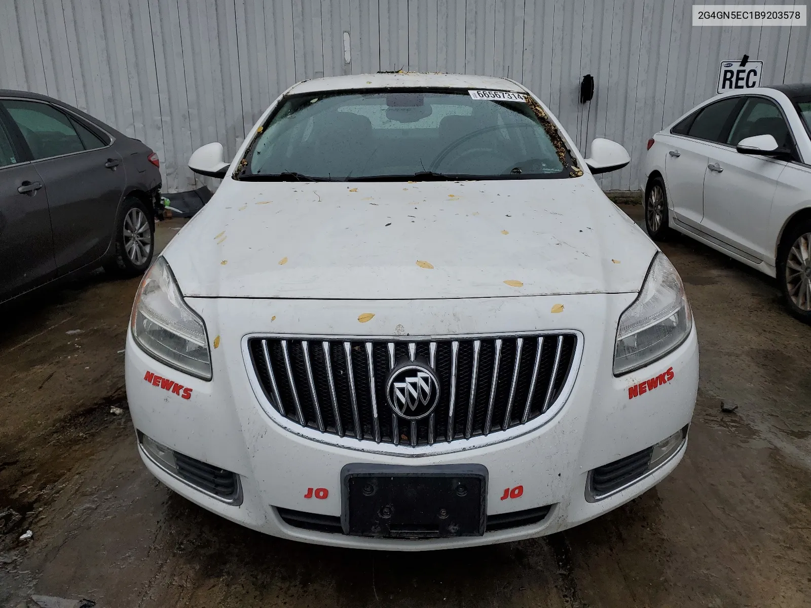 2011 Buick Regal Cxl VIN: 2G4GN5EC1B9203578 Lot: 66567314