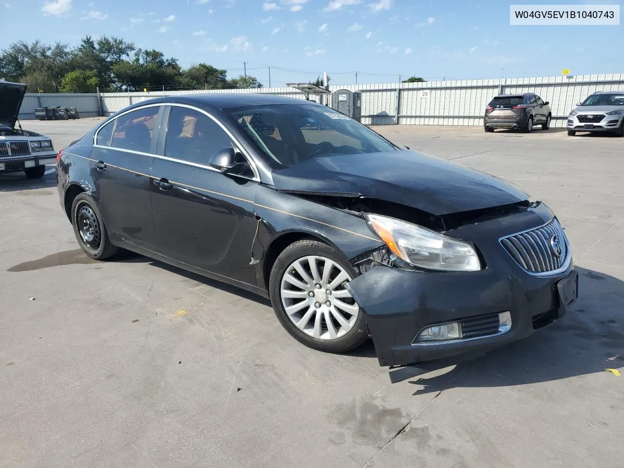 W04GV5EV1B1040743 2011 Buick Regal Cxl