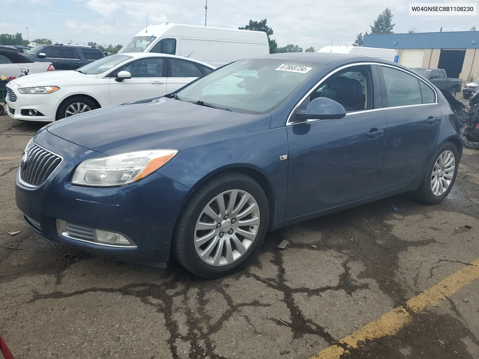 2011 Buick Regal Cxl VIN: W04GN5EC8B1108230 Lot: 67868734