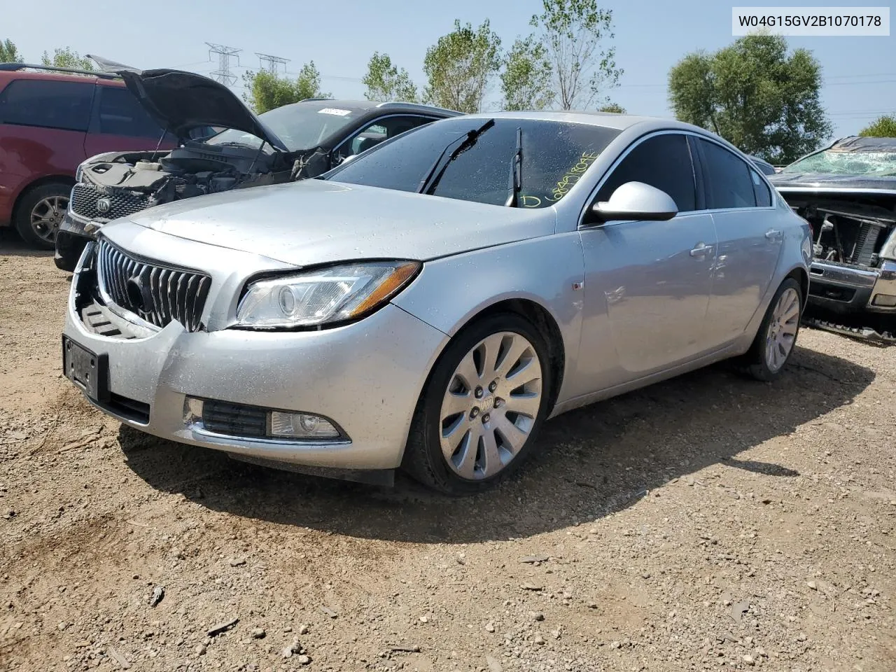 2011 Buick Regal Cxl VIN: W04G15GV2B1070178 Lot: 68451804