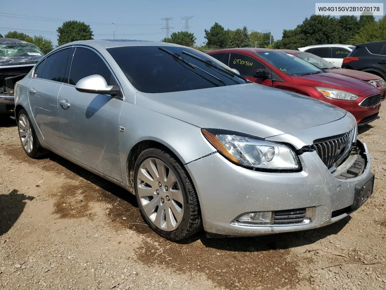 2011 Buick Regal Cxl VIN: W04G15GV2B1070178 Lot: 68451804