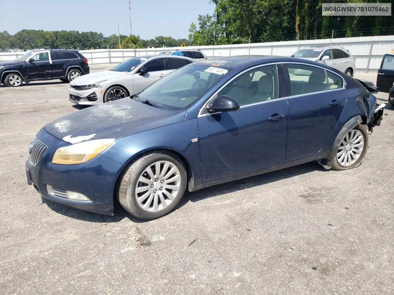 2011 Buick Regal Cxl VIN: W04GW5EV7B1075462 Lot: 69077424