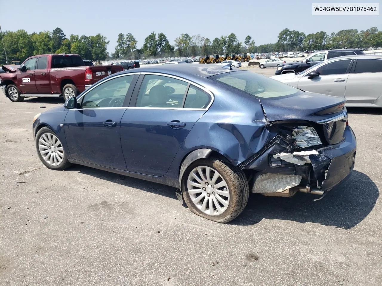 2011 Buick Regal Cxl VIN: W04GW5EV7B1075462 Lot: 69077424