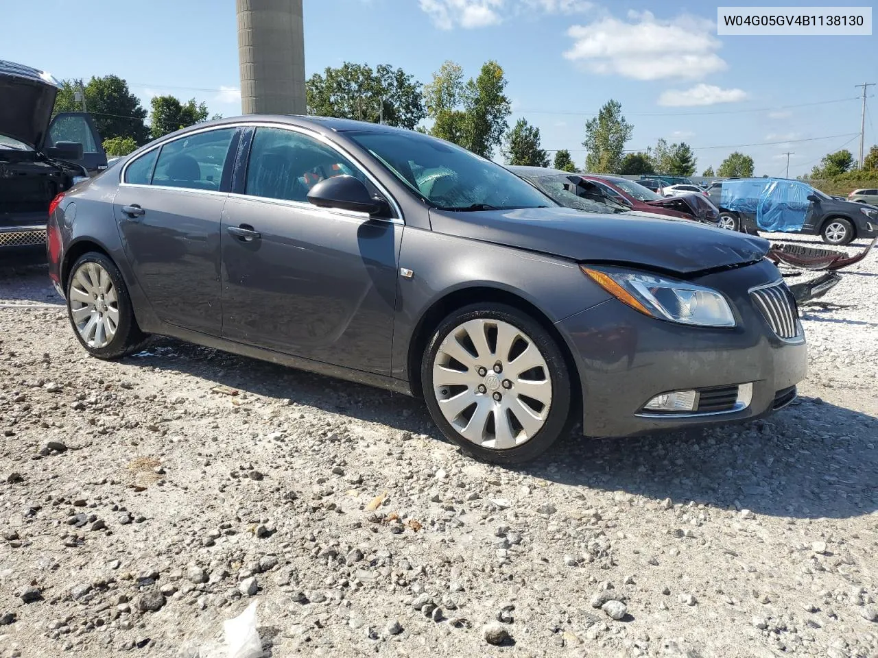 2011 Buick Regal Cxl VIN: W04G05GV4B1138130 Lot: 69961074