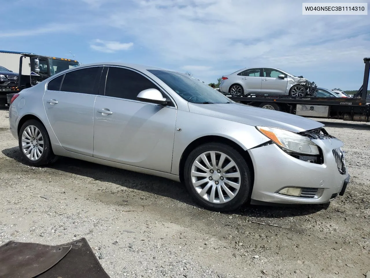 2011 Buick Regal Cxl VIN: W04GN5EC3B1114310 Lot: 69972924