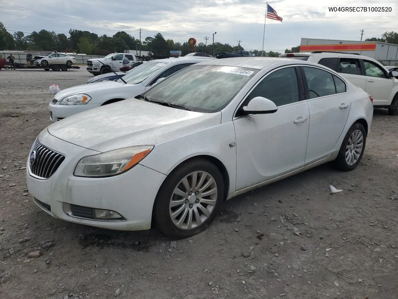 2011 Buick Regal Cxl VIN: W04GR5EC7B1002520 Lot: 70181054