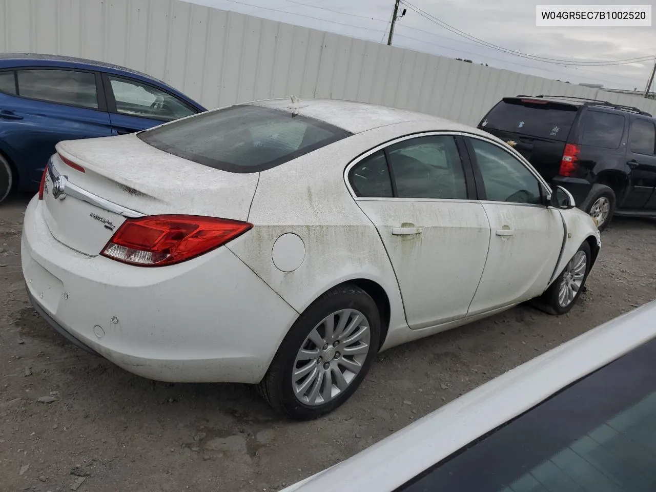 2011 Buick Regal Cxl VIN: W04GR5EC7B1002520 Lot: 70181054