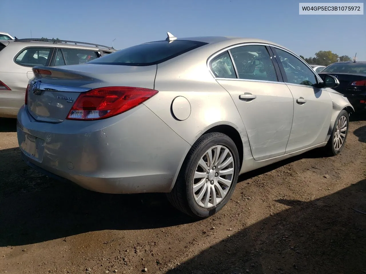 W04GP5EC3B1075972 2011 Buick Regal Cxl