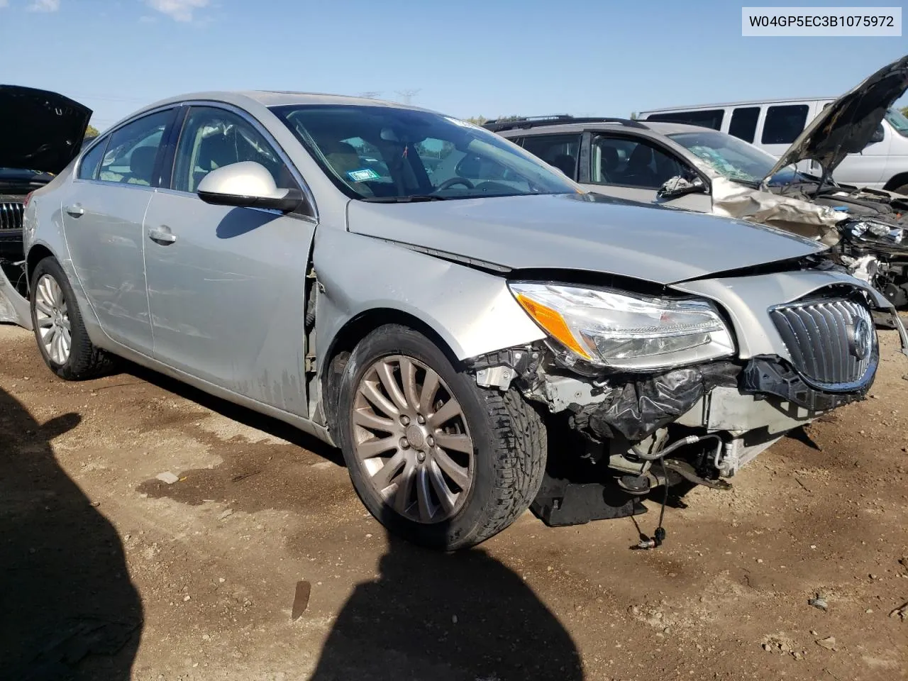 W04GP5EC3B1075972 2011 Buick Regal Cxl