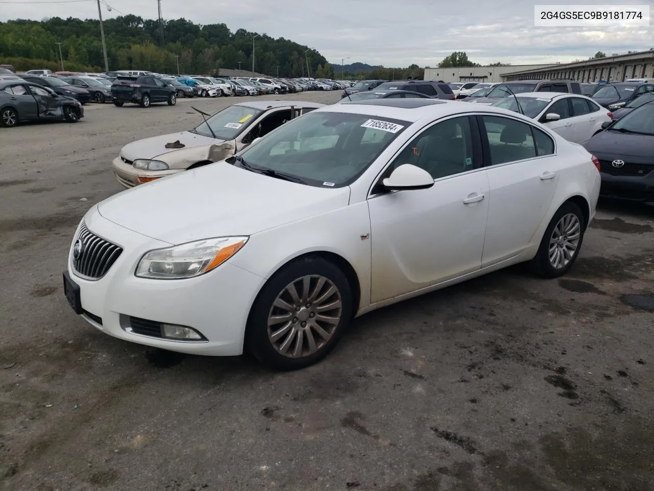 2011 Buick Regal Cxl VIN: 2G4GS5EC9B9181774 Lot: 71852634