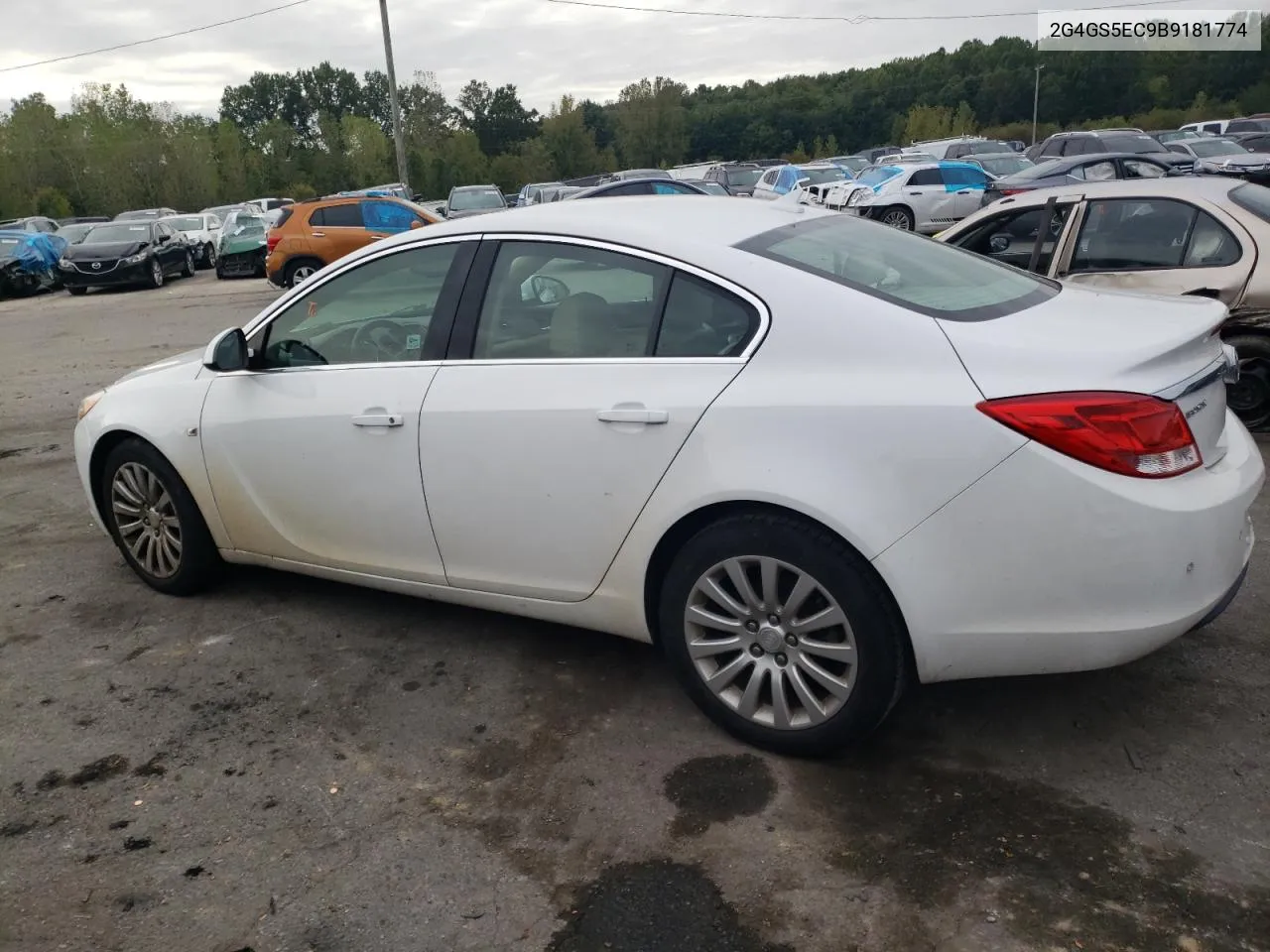 2G4GS5EC9B9181774 2011 Buick Regal Cxl