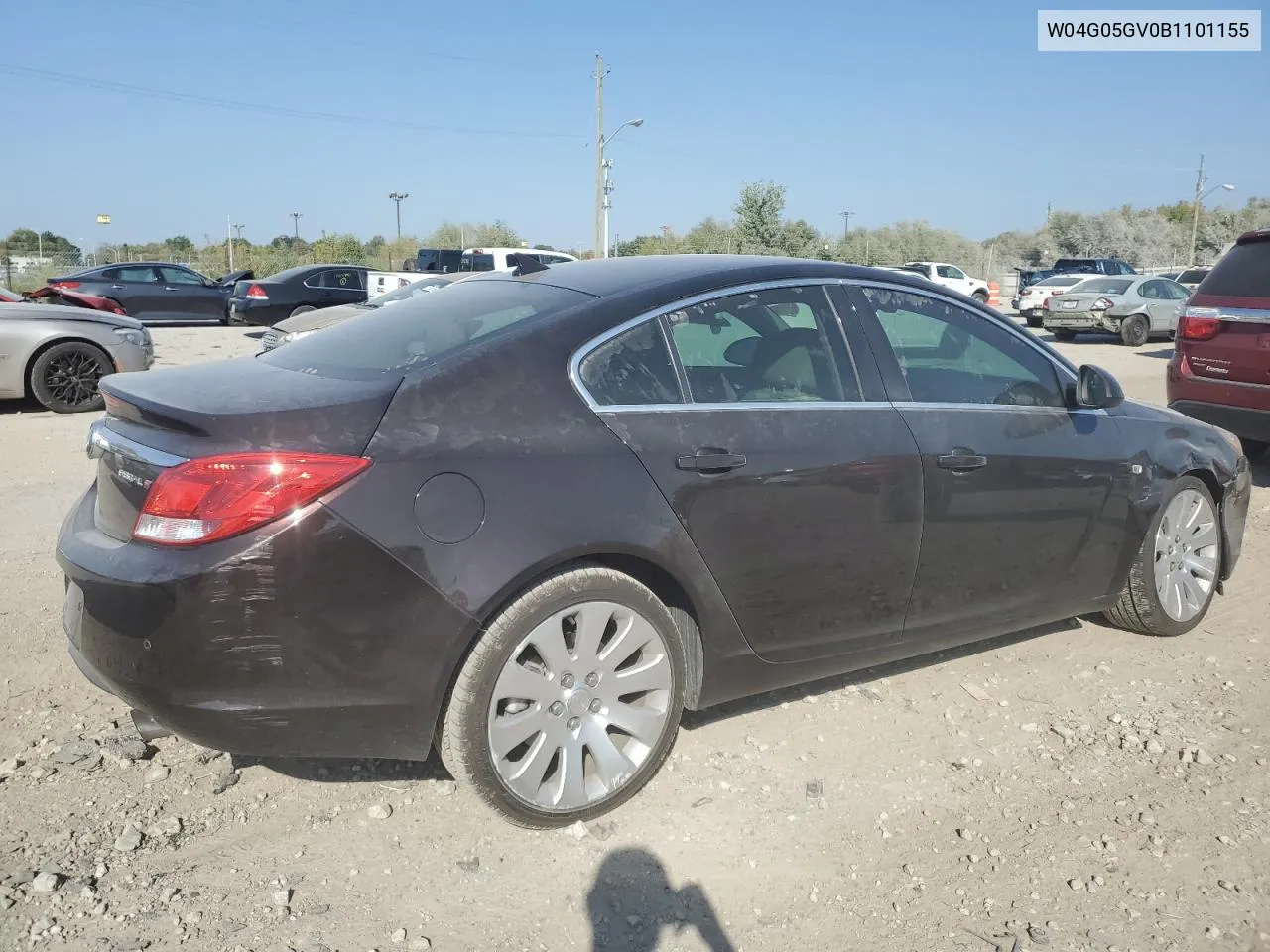 W04G05GV0B1101155 2011 Buick Regal Cxl