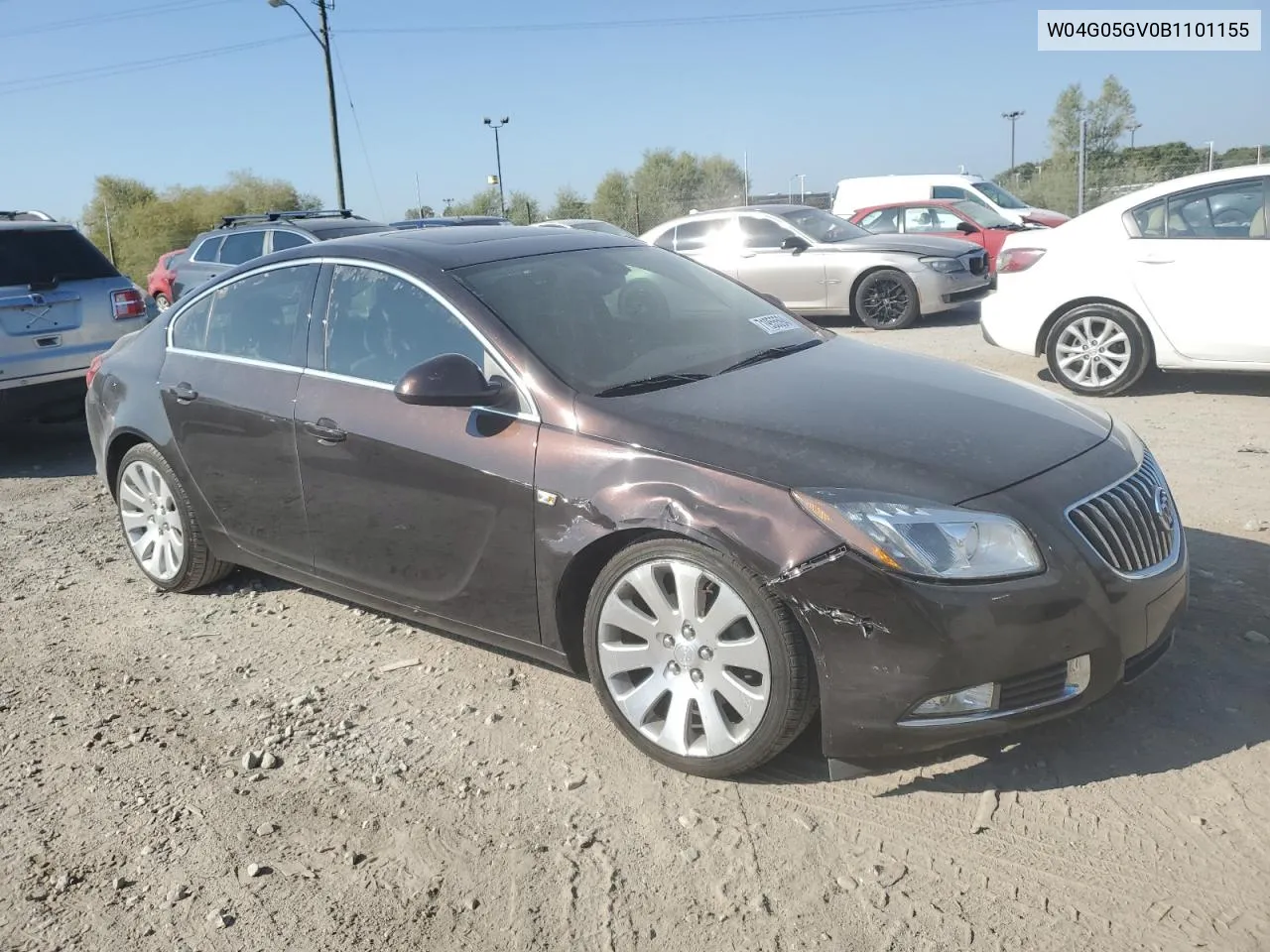 2011 Buick Regal Cxl VIN: W04G05GV0B1101155 Lot: 71955594