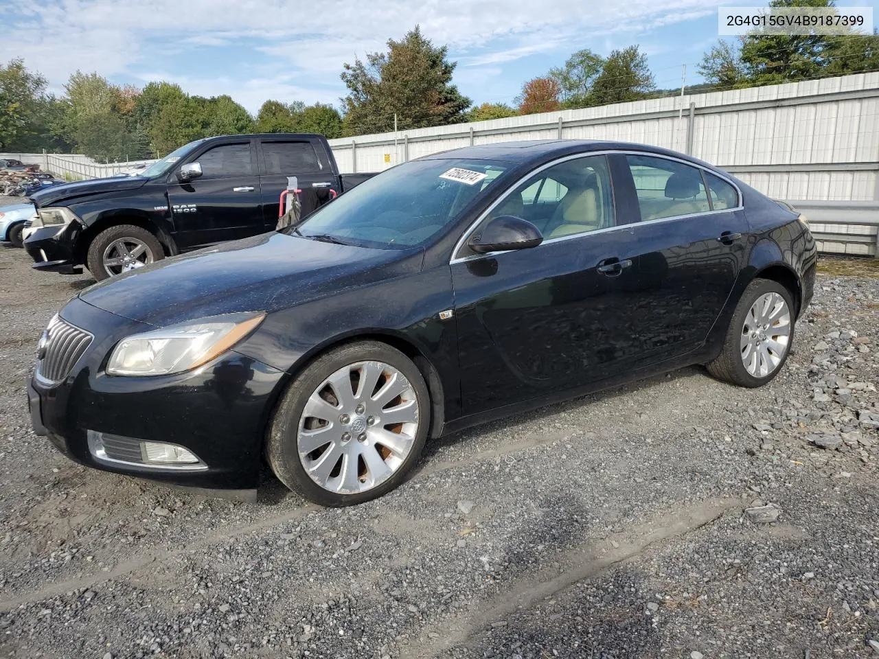 2011 Buick Regal Cxl VIN: 2G4G15GV4B9187399 Lot: 72502374