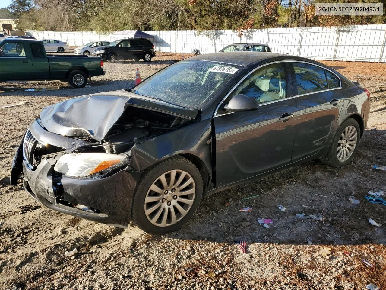 2G4GN5EC2B9204934 2011 Buick Regal Cxl