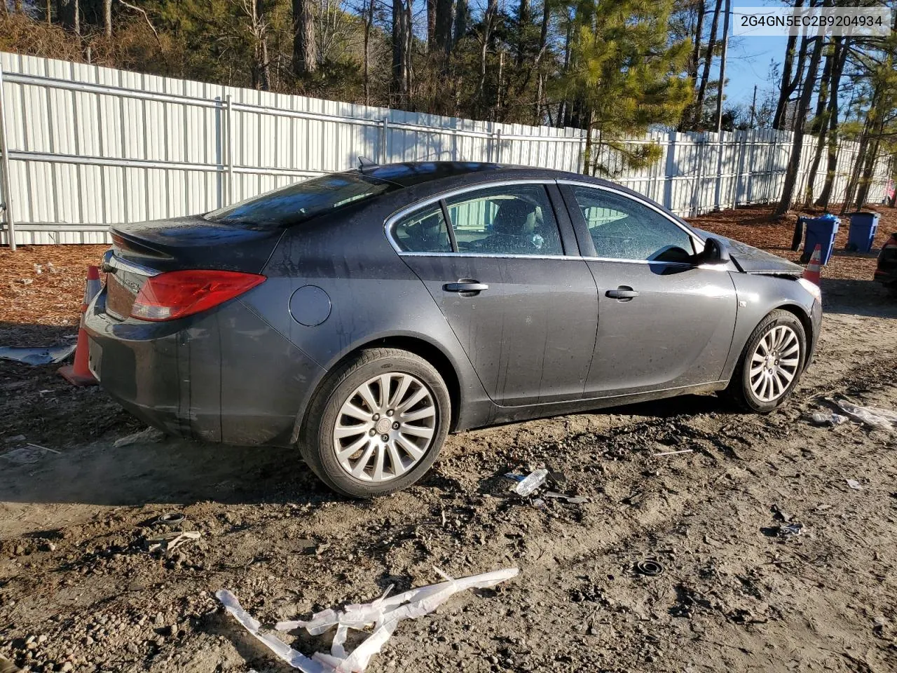 2G4GN5EC2B9204934 2011 Buick Regal Cxl