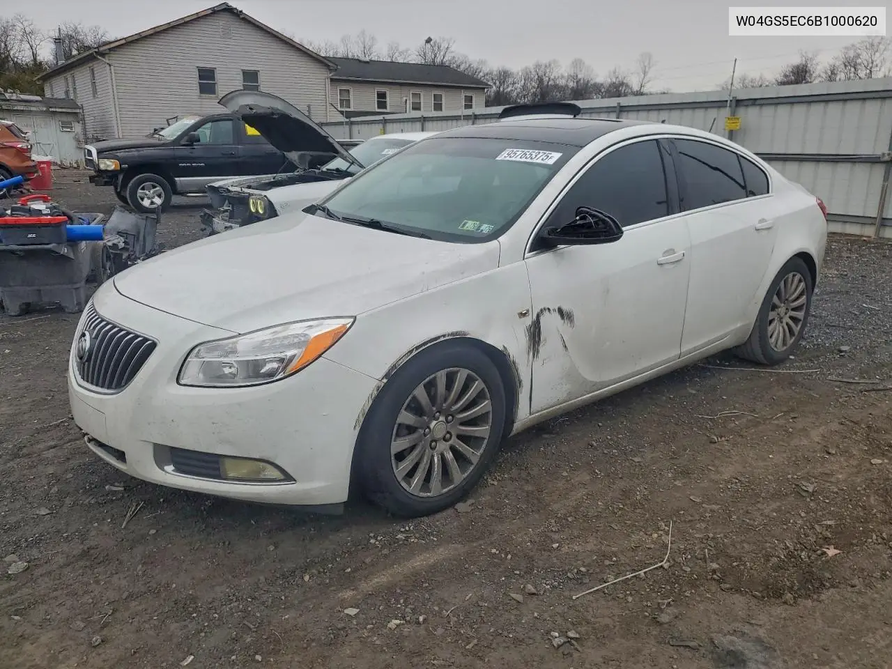W04GS5EC6B1000620 2011 Buick Regal Cxl