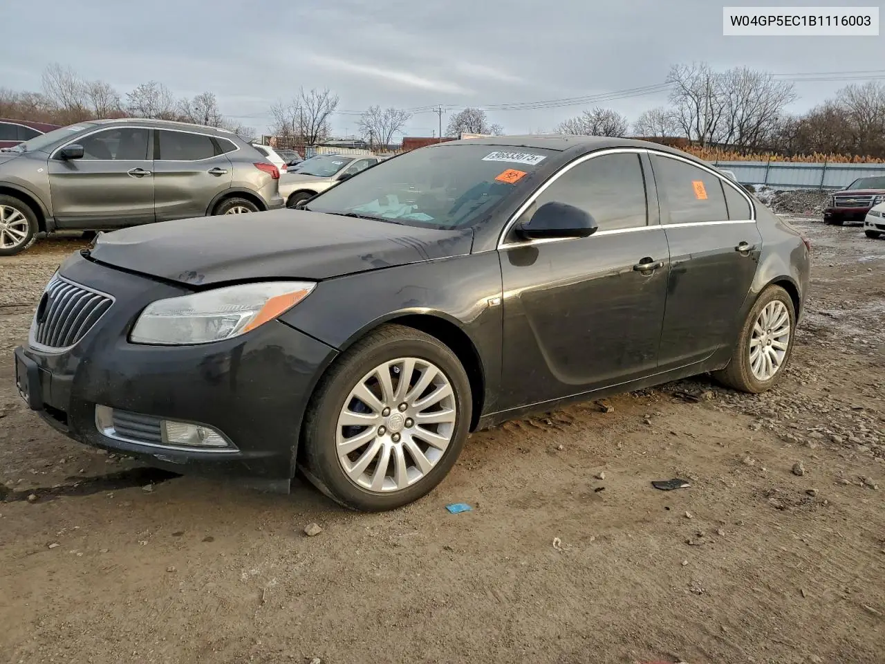 W04GP5EC1B1116003 2011 Buick Regal Cxl