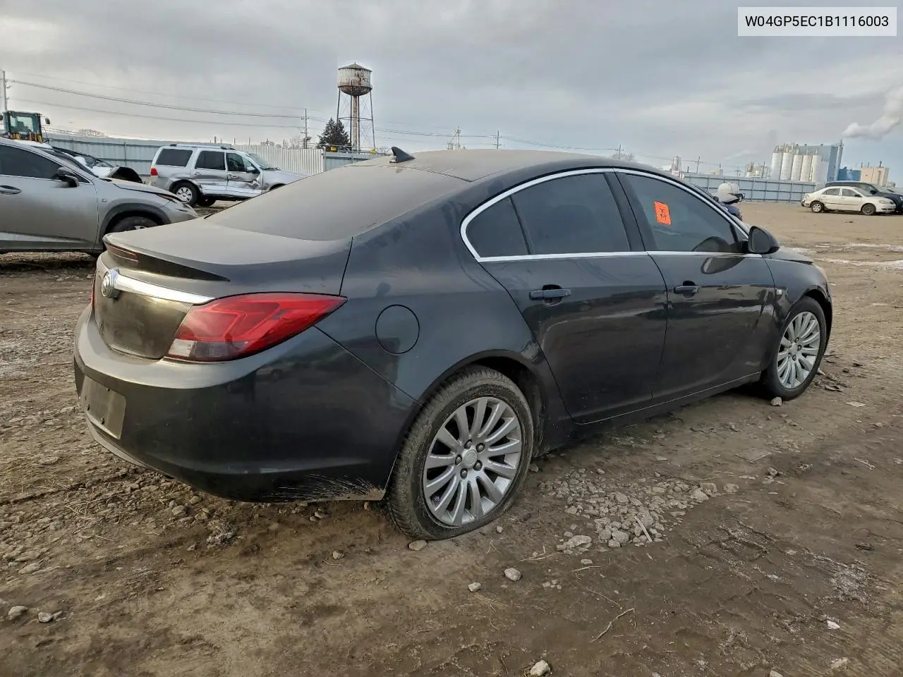 W04GP5EC1B1116003 2011 Buick Regal Cxl